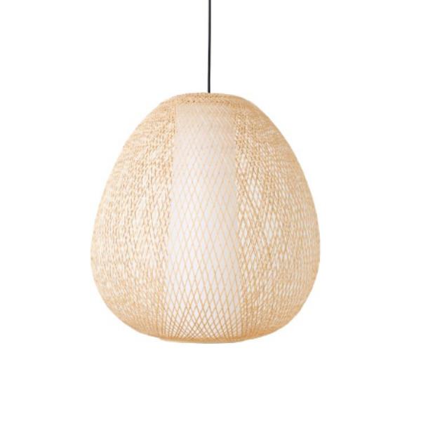 AY ILLUMINATE lampe à suspension TWIGGY EGG (Naturel - Bambou tressé)