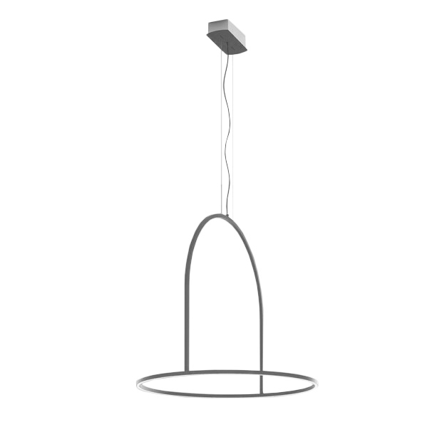 AXO LIGHT lampe à suspension U-LIGHT (Ø 120 cm Anthracite - Aluminium)