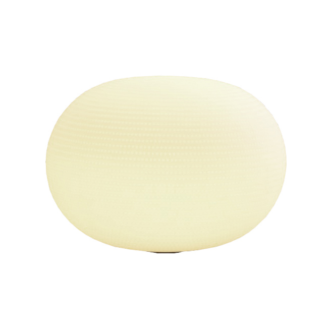 FONTANA ARTE lampe de table BIANCA (Ø 50 x 35 cm - Verre soufflé recouvert)