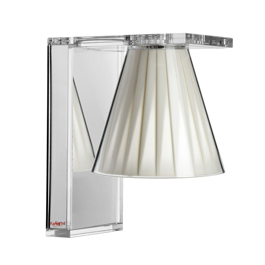 KARTELL lampe murale applique LIGHT-AIR (Beige - Technopolymère thermoplastique transparent et tissu