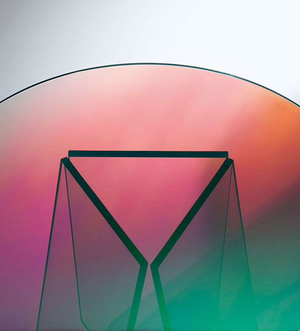 GLAS ITALIA table basse SHIMMER