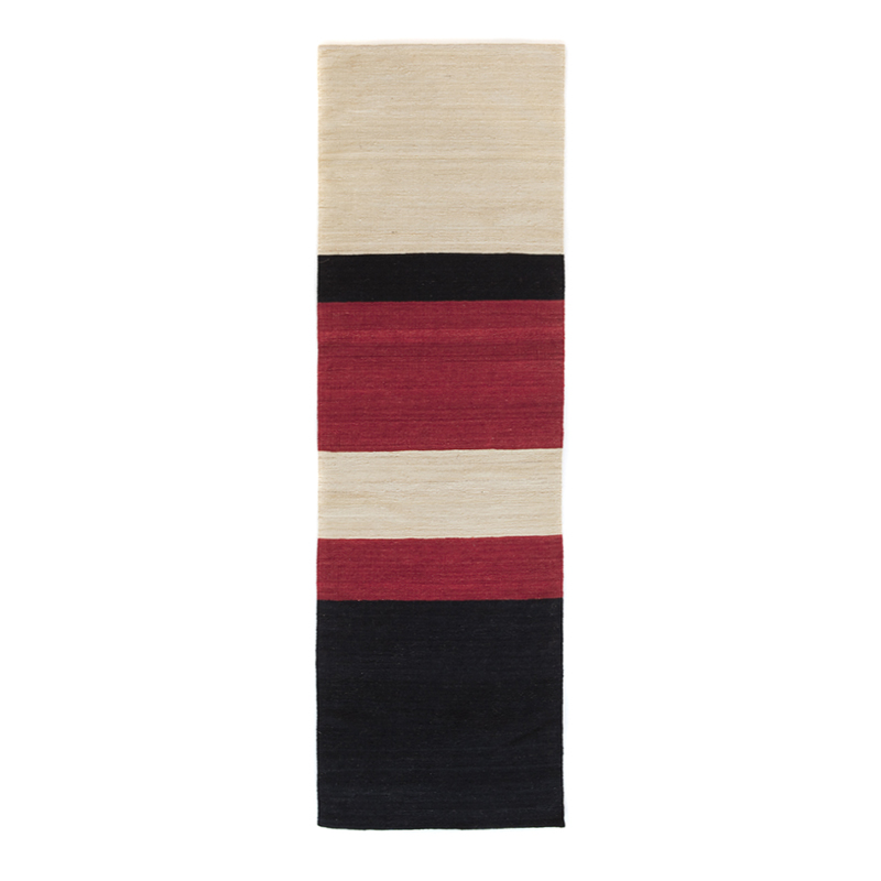 NANIMARQUINA tapis MELANGE Mélange COLOUR 3 (80x240 cm - Laine Afghane et frene)