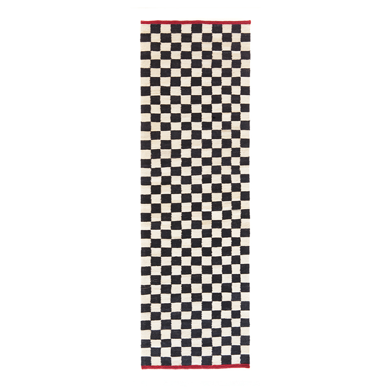 NANIMARQUINA tapis MELANGE Mélange PATTERN 4 (80x240 cm - Laine Afghane et frene)