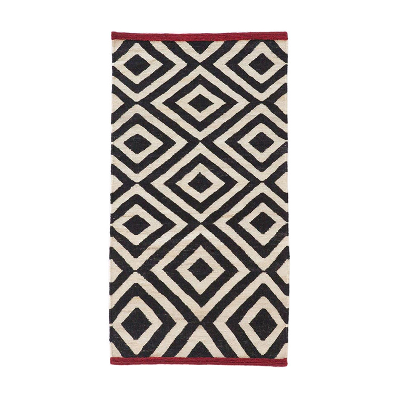 NANIMARQUINA tapis MELANGE Mélange PATTERN 1 (80x140 cm - Laine Afghane et frene)