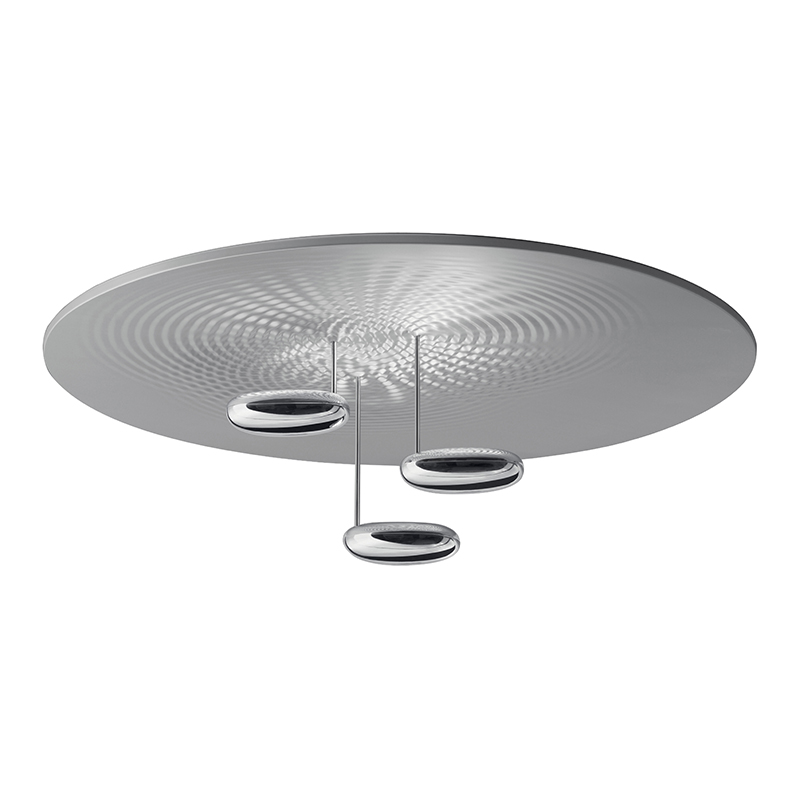 ARTEMIDE lampe au plafond plafonnier DROPLET LED (LED intégré non remplaçable, 2700K - Aluminium, ac