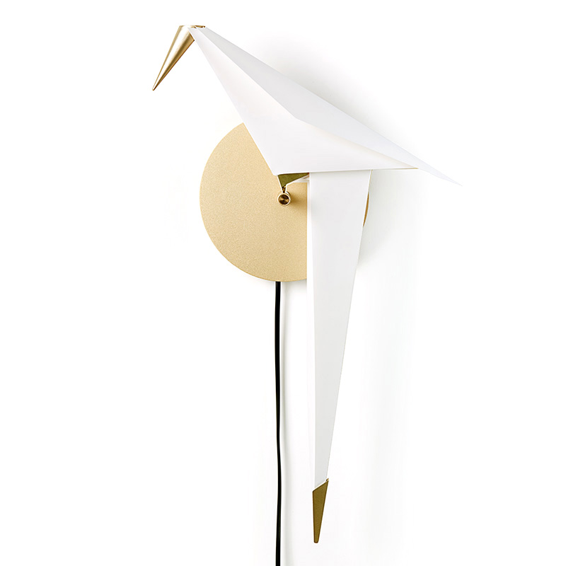 MOOOI lampe murale applique PERCH LIGHT WALL (Small - acier, Aluminium et polypropylène)