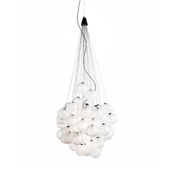 LUCEPLAN lampe à suspension STOCHASTIC avec 48 éléments D87 2700K