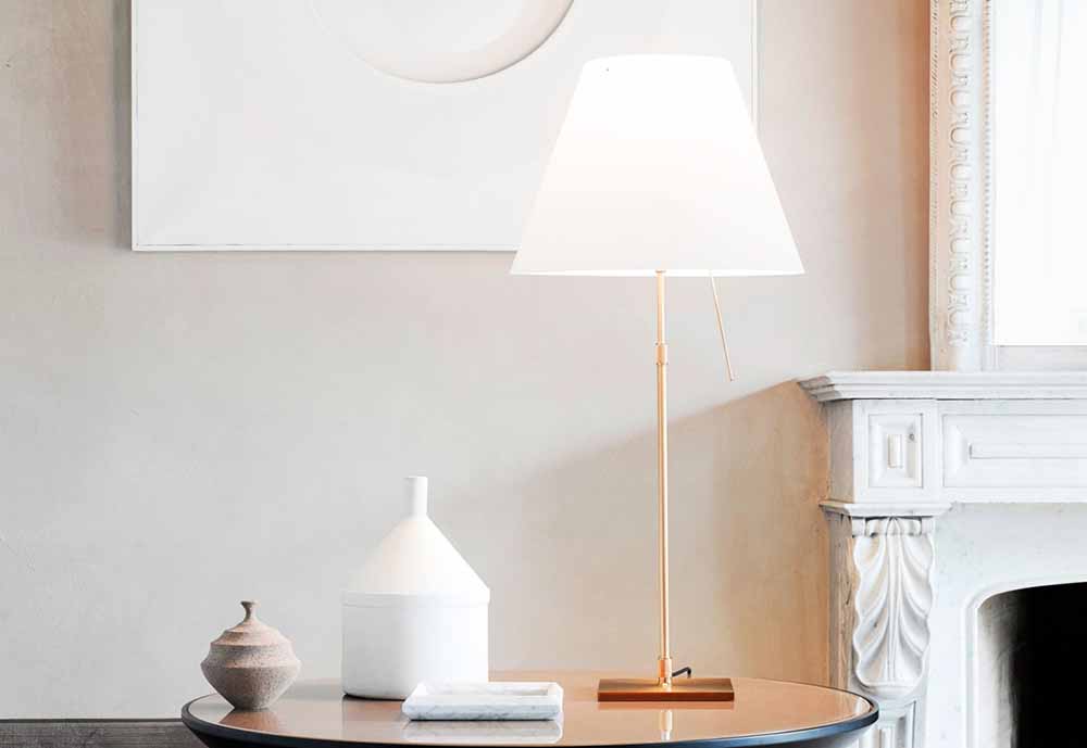 LUCEPLAN table lamp COSTANZA BRASS D13