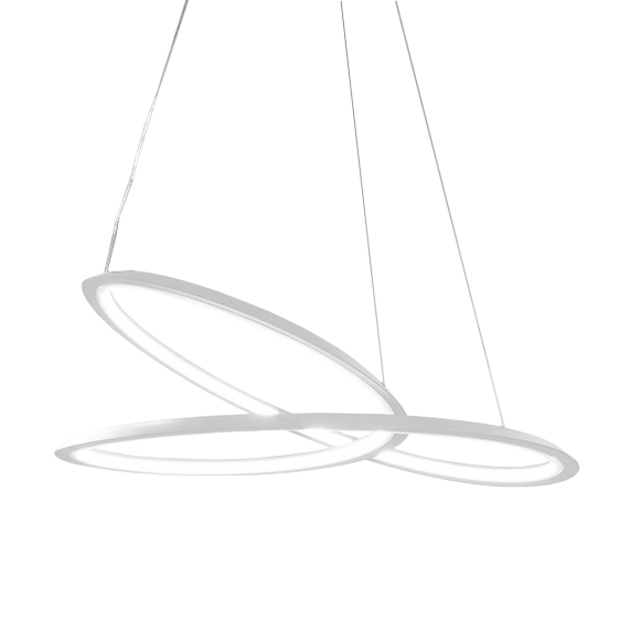 NEMO lampe à suspension KEPLER (Downlight / Blanc 3000K - Aluminium verni)