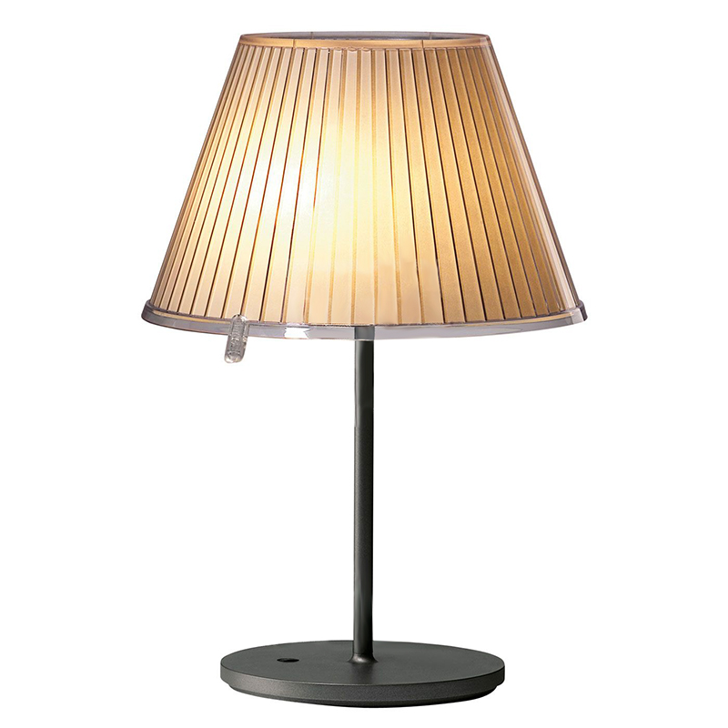 ARTEMIDE lampe de table CHOOSE (Diffuseur parchemin, structure gris anthracite - Polycarbonate, papier parchemin, acier, zamak)