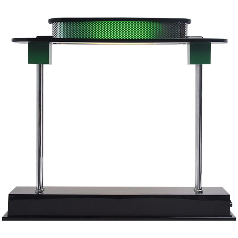 ARTEMIDE lampe de table PAUSANIA LED TW (noir et vert - méthacrylate, Laiton)