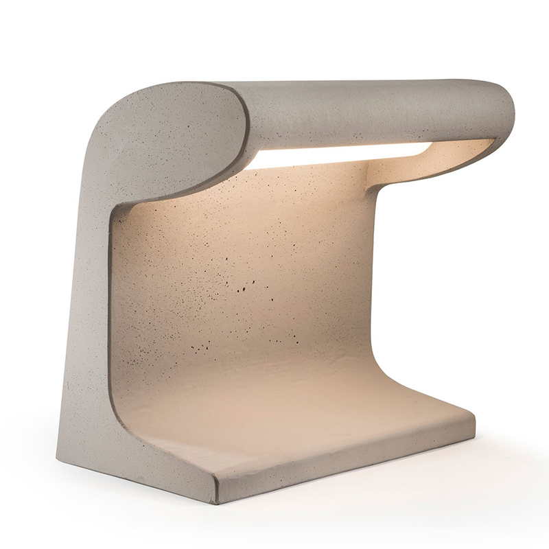 NEMO lampe de table ou lampadaire BORNE BÉTON GRANDE (Pour extérieur - Ciment)