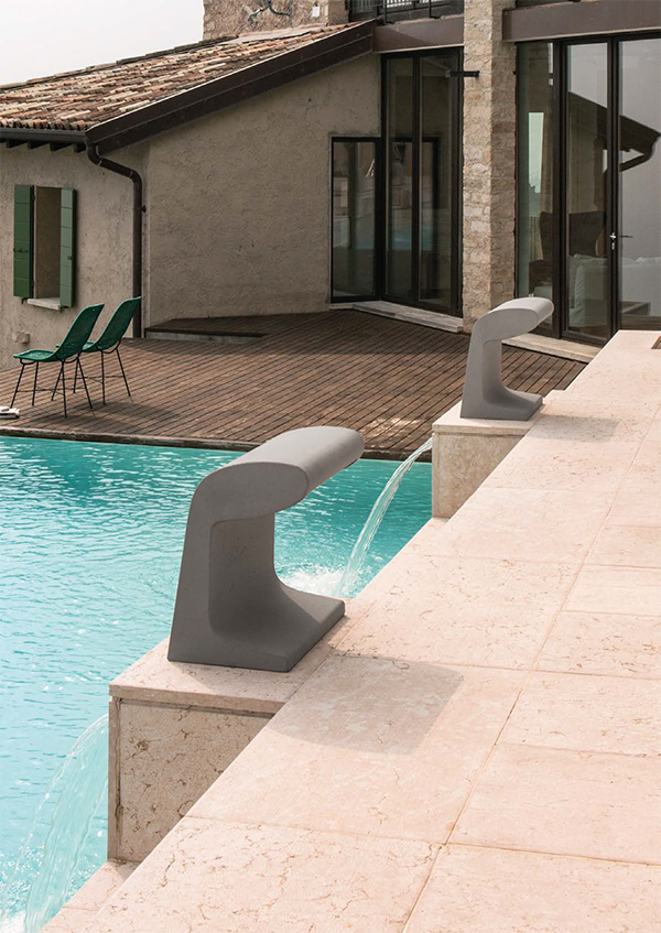 NEMO table and floor lamp BORNE BÉTON GRANDE