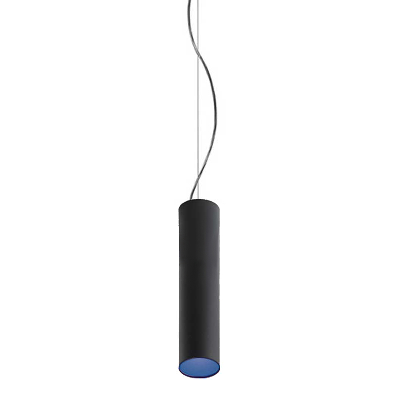 ARTEMIDE lampe à suspension TAGORA SUSPENSION 80 avec faisceau lumineux 36° (noir/bleu, 3000K, dimma