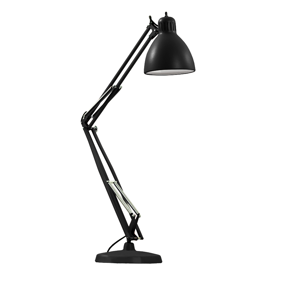 LEUCOS ITRE lampe de table JJ (Noir mat - Aluminium)