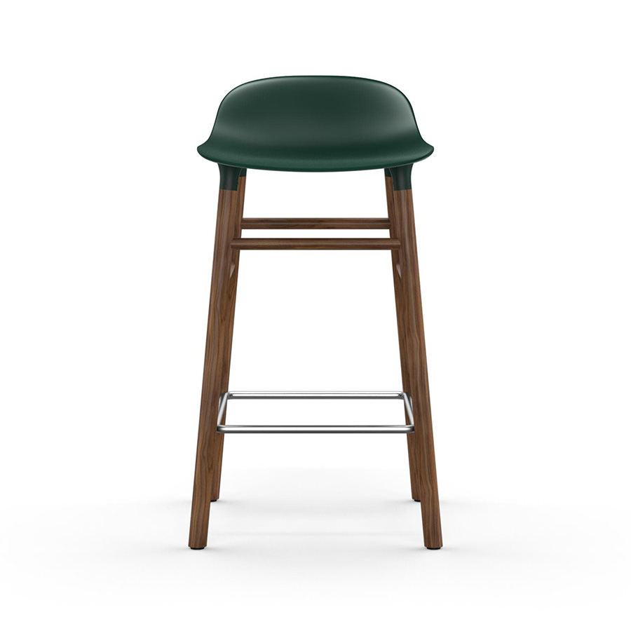 NORMANN COPENHAGEN stool FORM BARSTOOL H 65 cm with walnut base