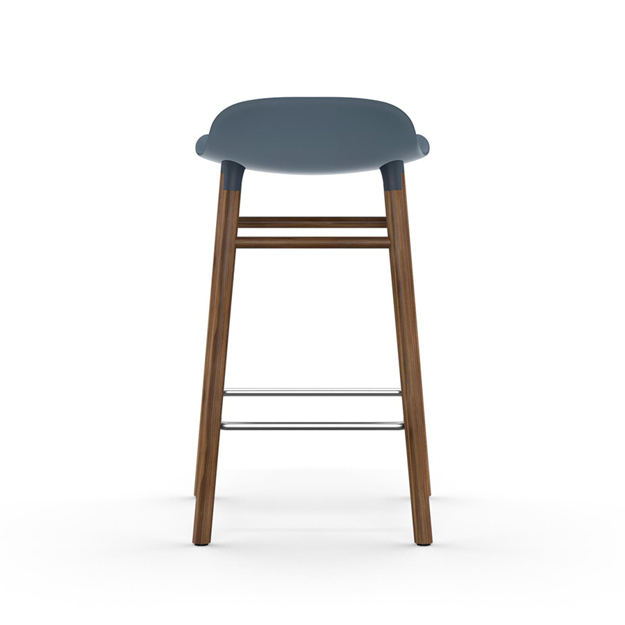 NORMANN COPENHAGEN stool FORM BARSTOOL H 65 cm with walnut base