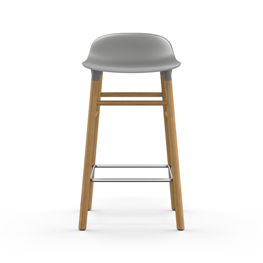 NORMANN COPENHAGEN stool FORM BARSTOOL H 65 cm with oak base