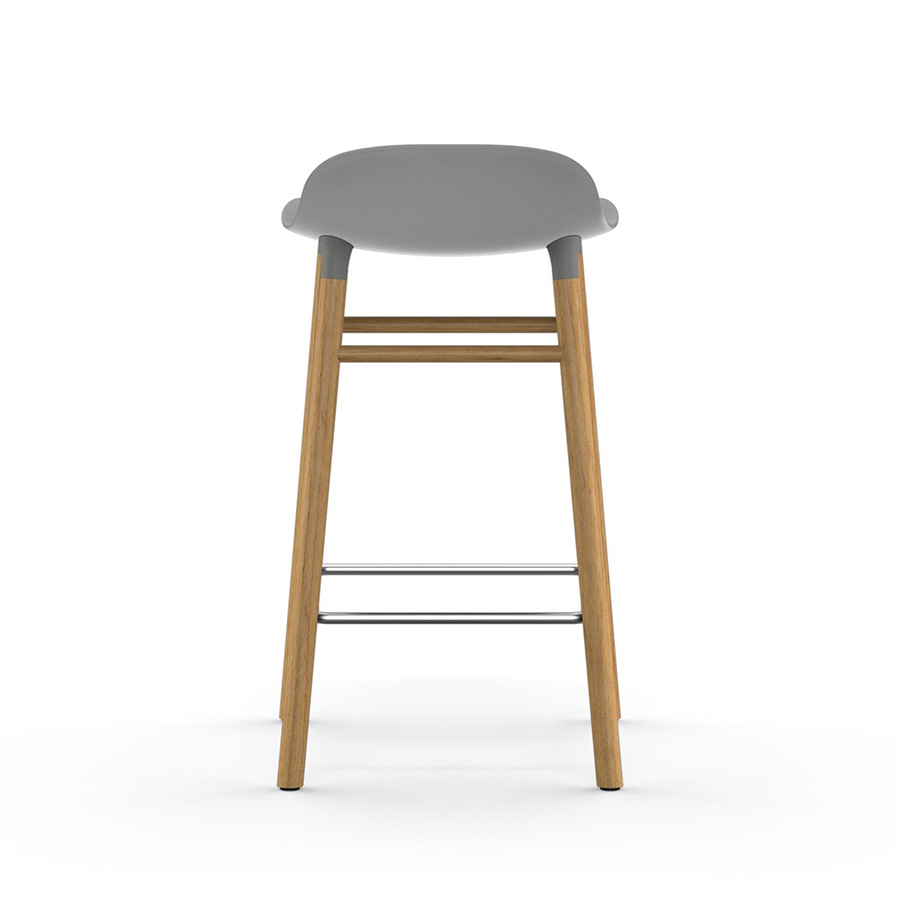 NORMANN COPENHAGEN stool FORM BARSTOOL H 65 cm with oak base