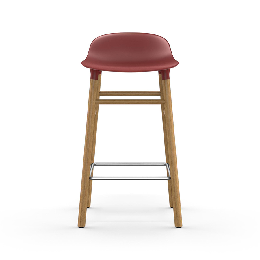 NORMANN COPENHAGEN stool FORM BARSTOOL H 65 cm with oak base