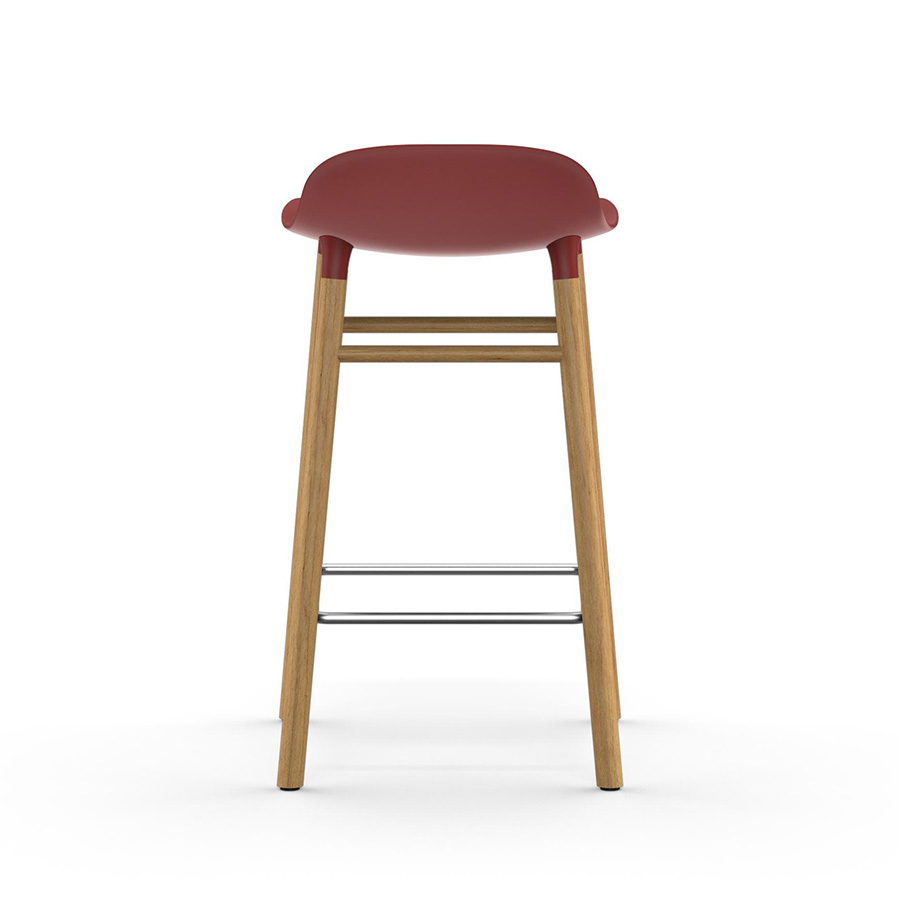 NORMANN COPENHAGEN stool FORM BARSTOOL H 65 cm with oak base