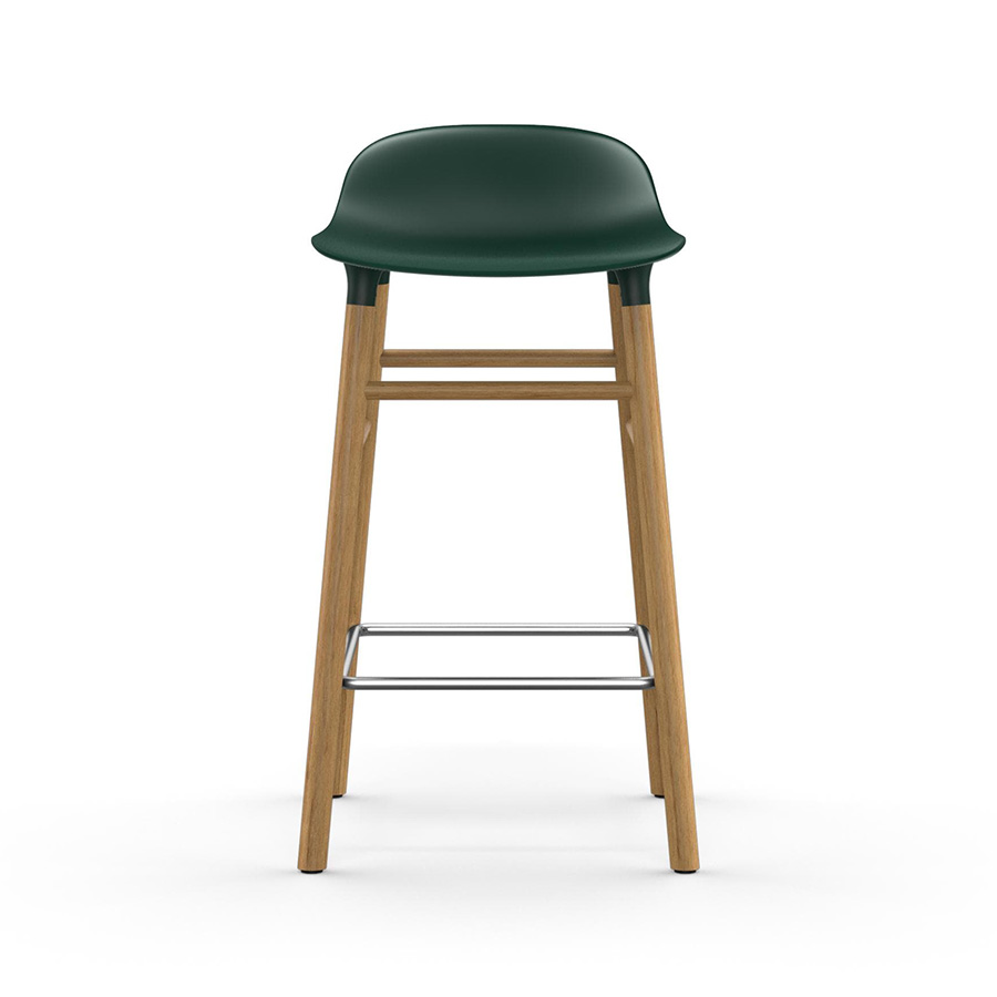 NORMANN COPENHAGEN stool FORM BARSTOOL H 65 cm with oak base