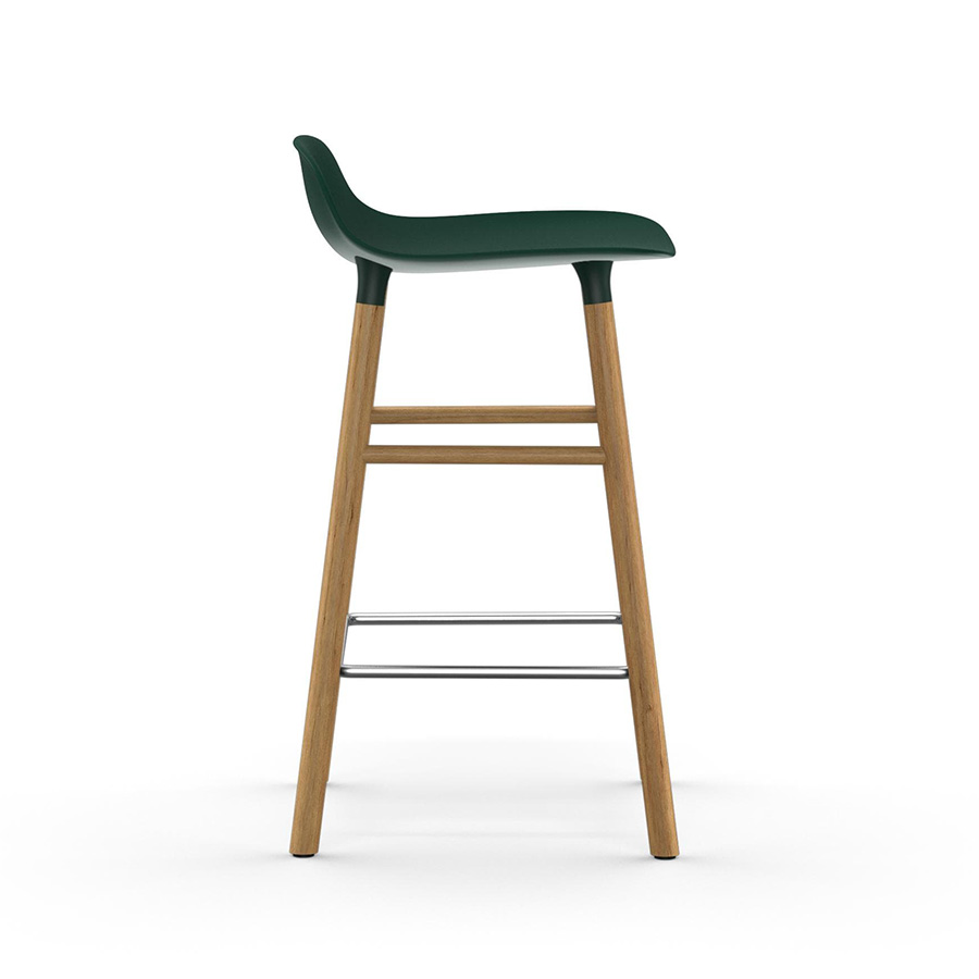 NORMANN COPENHAGEN stool FORM BARSTOOL H 65 cm with oak base