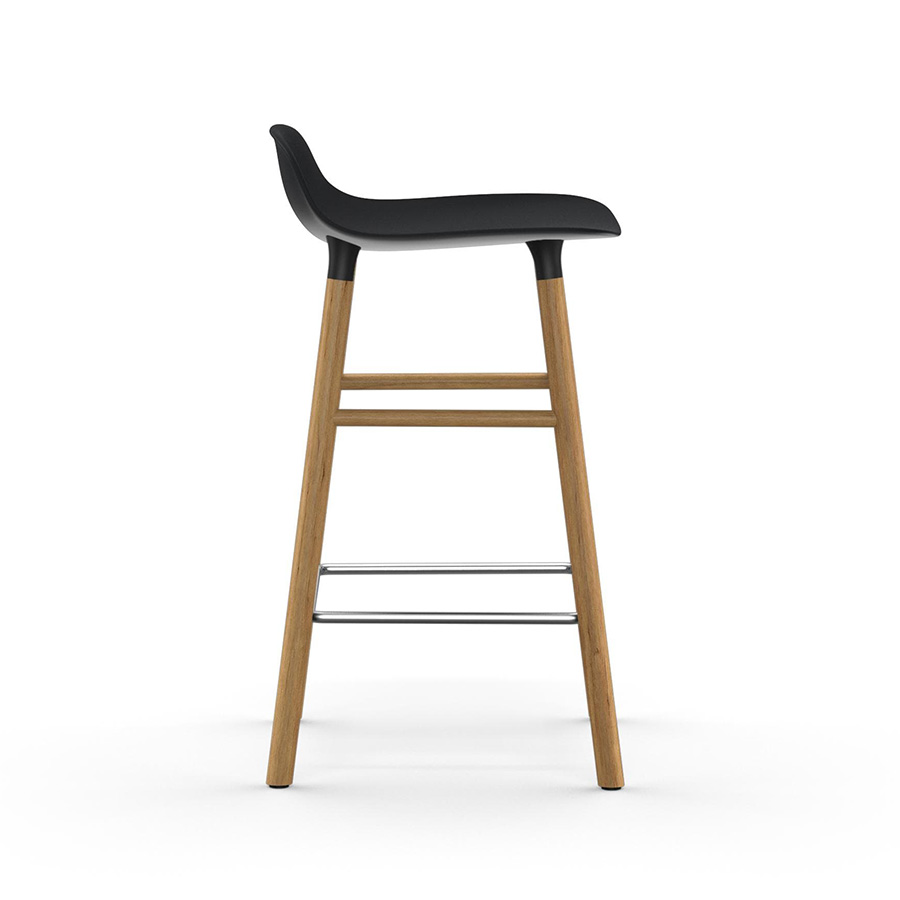 NORMANN COPENHAGEN stool FORM BARSTOOL H 65 cm with oak base