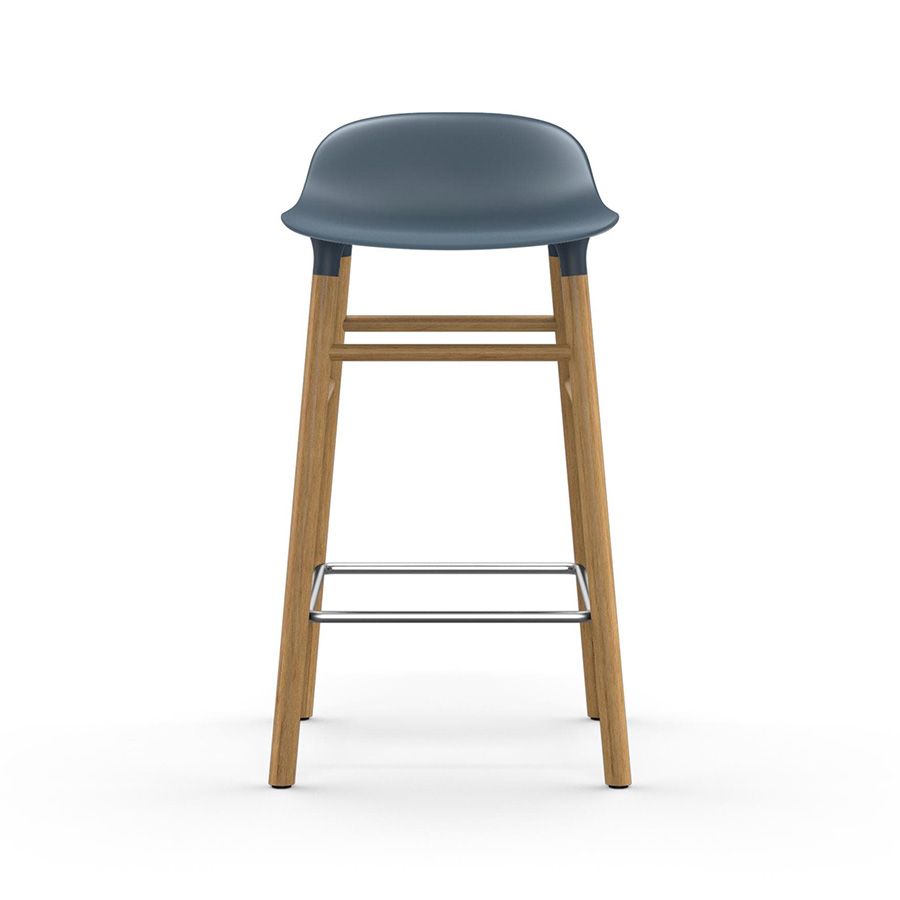 NORMANN COPENHAGEN stool FORM BARSTOOL H 65 cm with oak base