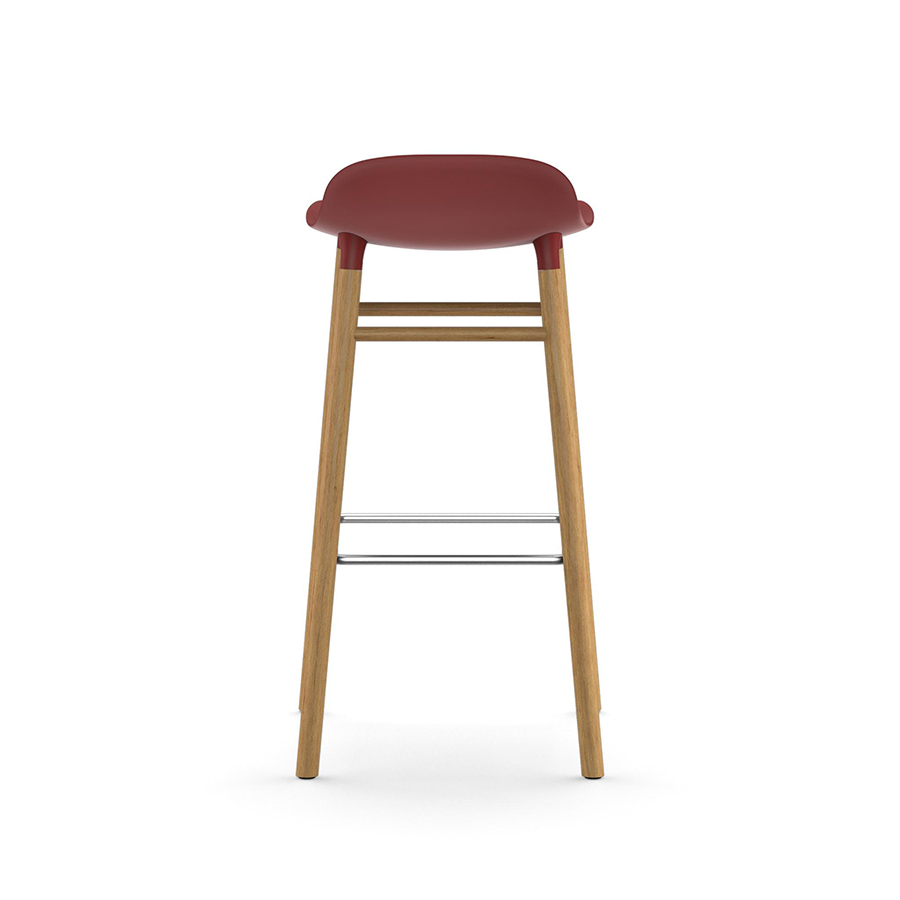 NORMANN COPENHAGEN stool FORM BARSTOOL H 75 cm with oak base