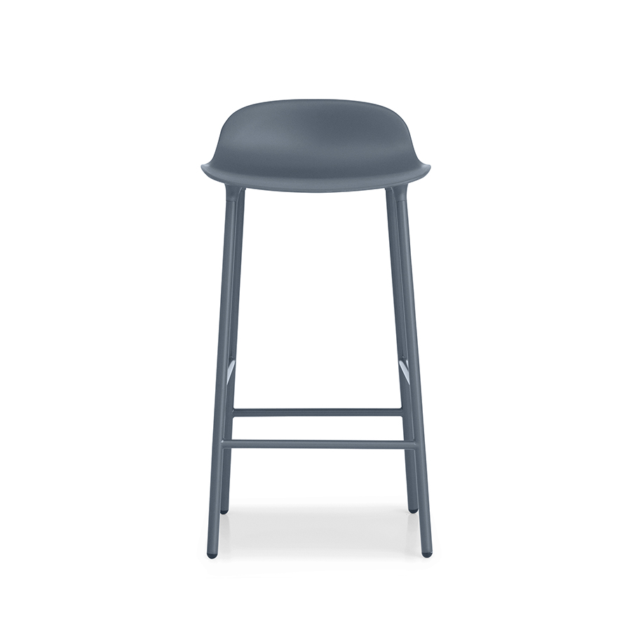 NORMANN COPENHAGEN stool FORM BARSTOOL H 65 cm with lacquered steel base