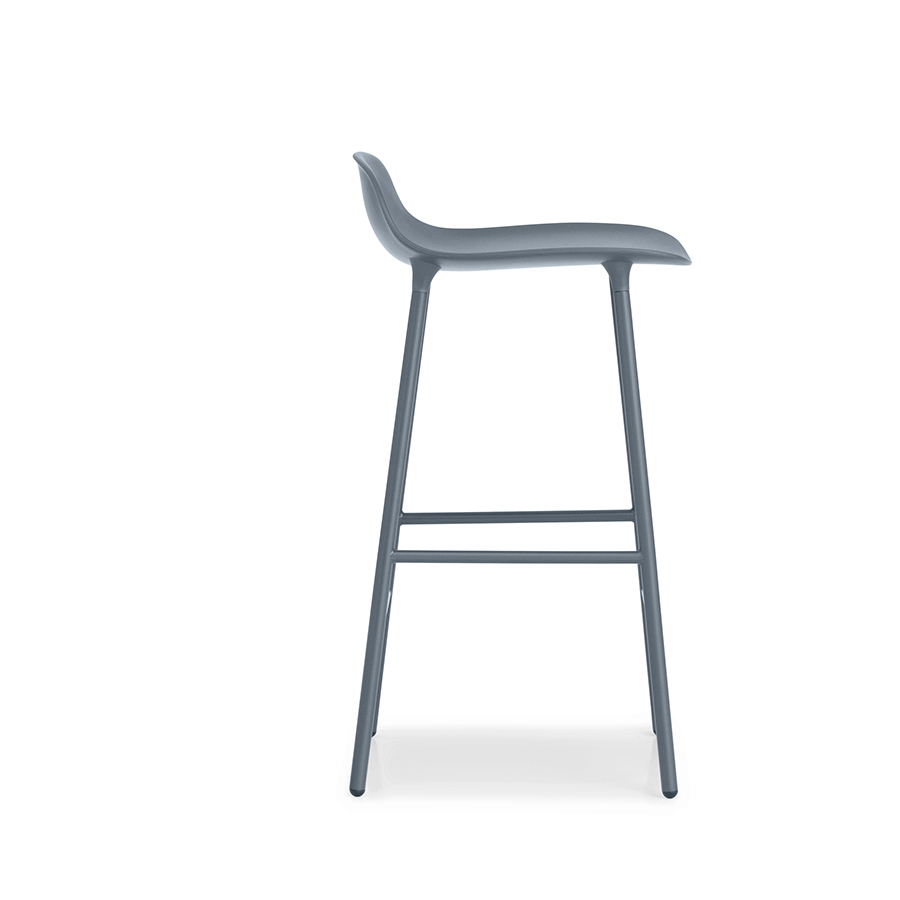 NORMANN COPENHAGEN stool FORM BARSTOOL H 65 cm with lacquered steel base