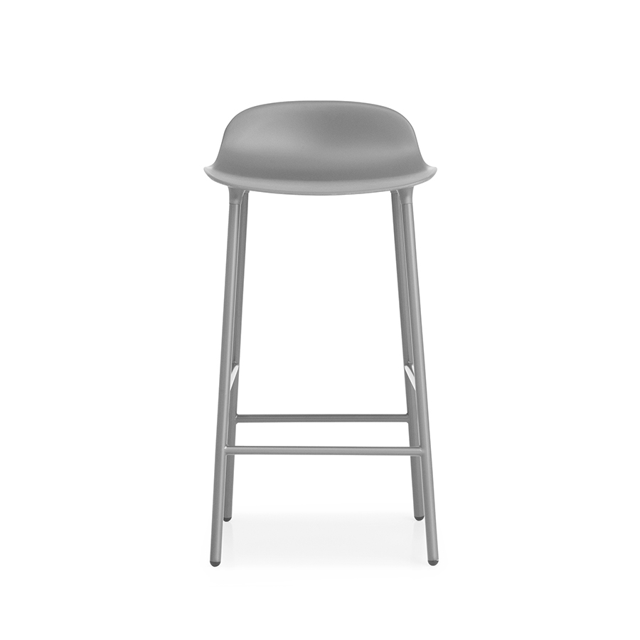 NORMANN COPENHAGEN stool FORM BARSTOOL H 65 cm with lacquered steel base