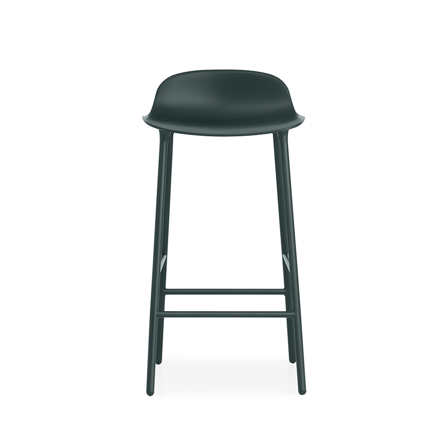 NORMANN COPENHAGEN stool FORM BARSTOOL H 65 cm with lacquered steel base