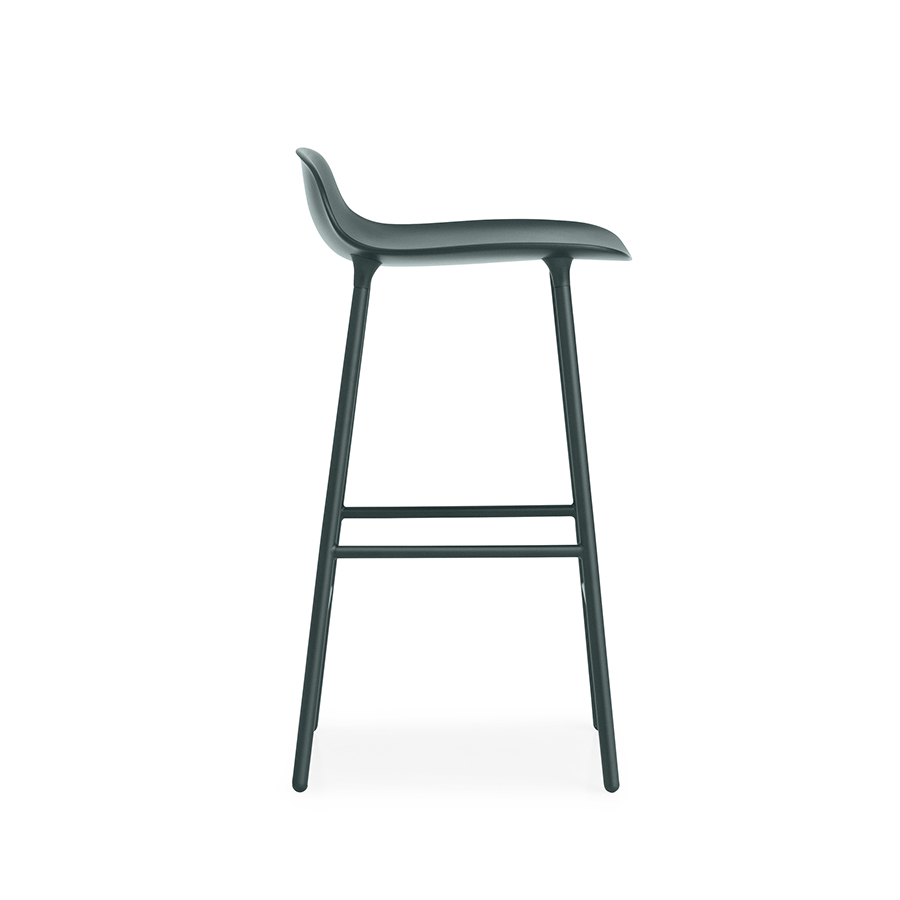 NORMANN COPENHAGEN stool FORM BARSTOOL H 65 cm with lacquered steel base