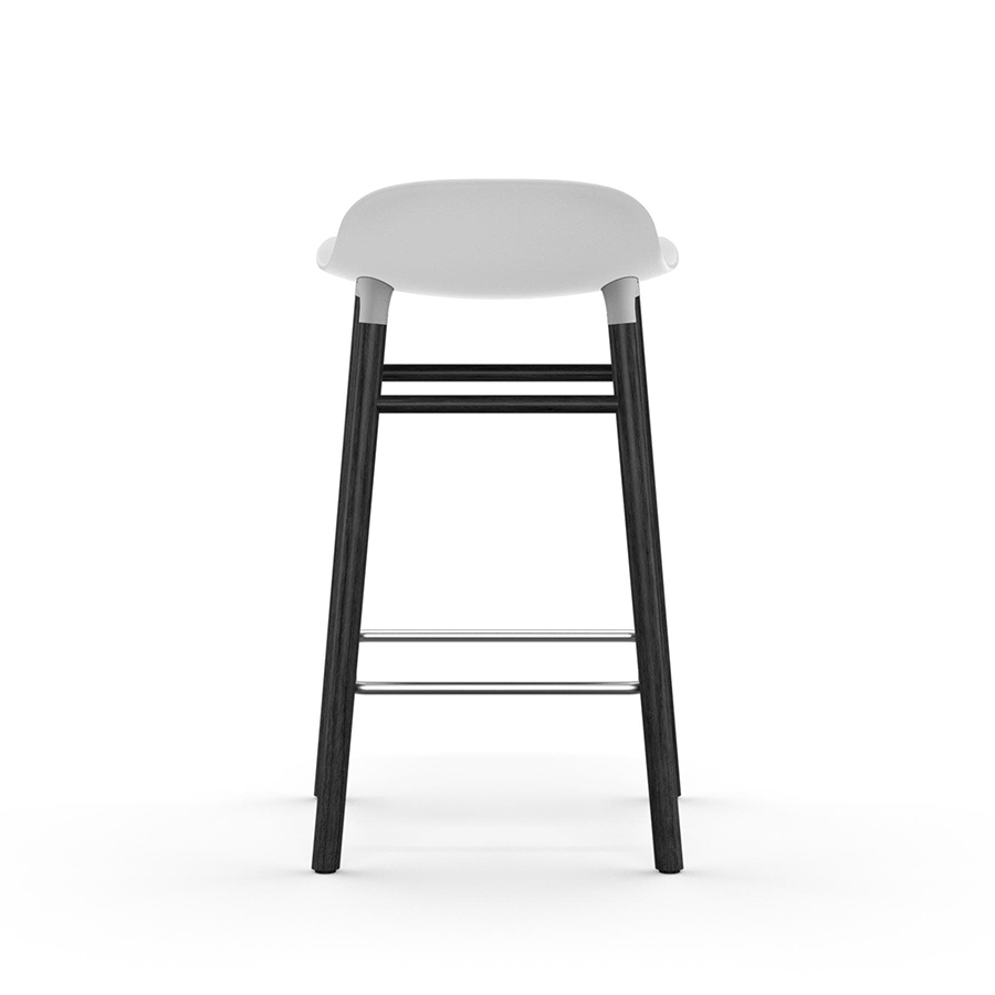 NORMANN COPENHAGEN stool FORM BARSTOOL H 65 cm with black wood base