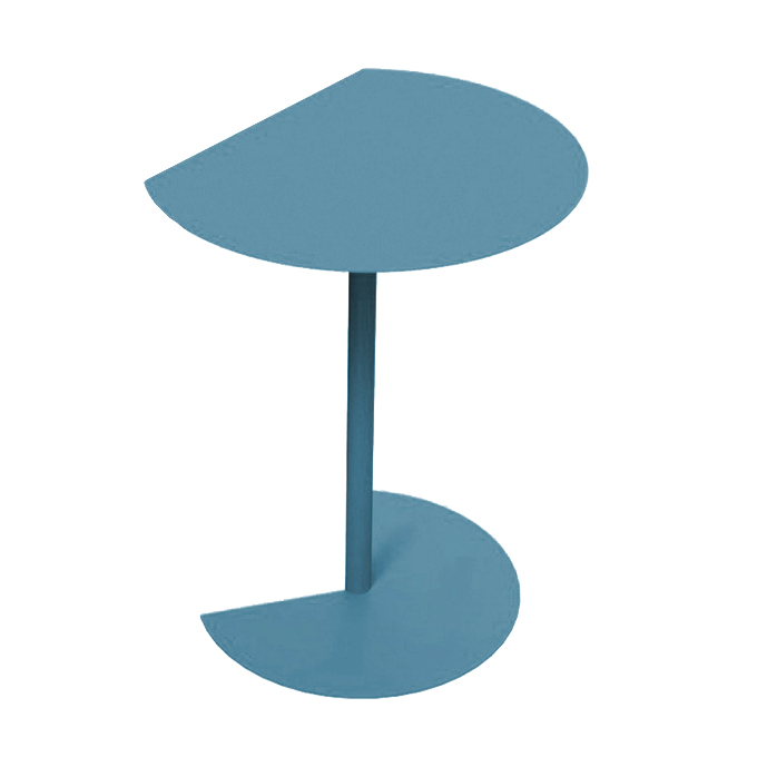 MEME DESIGN table basse WAY BISTROT H 74 cm (Pétrole - Métal)