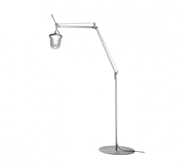 ARTEMIDE lampadaire pour extérieur TOLOMEO LAMPIONE OUTDOOR (Gris - Aluminium poli)