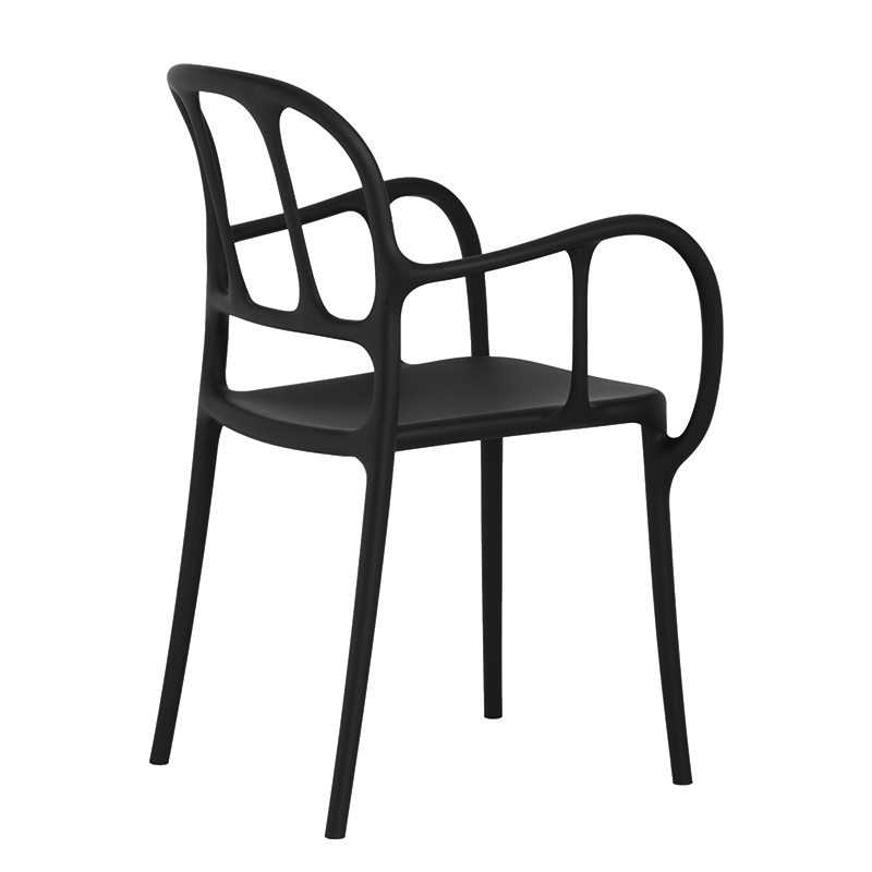 MAGIS set de 4 chaises MILÀ (Noir - Polypropylène avec fibre de verre)