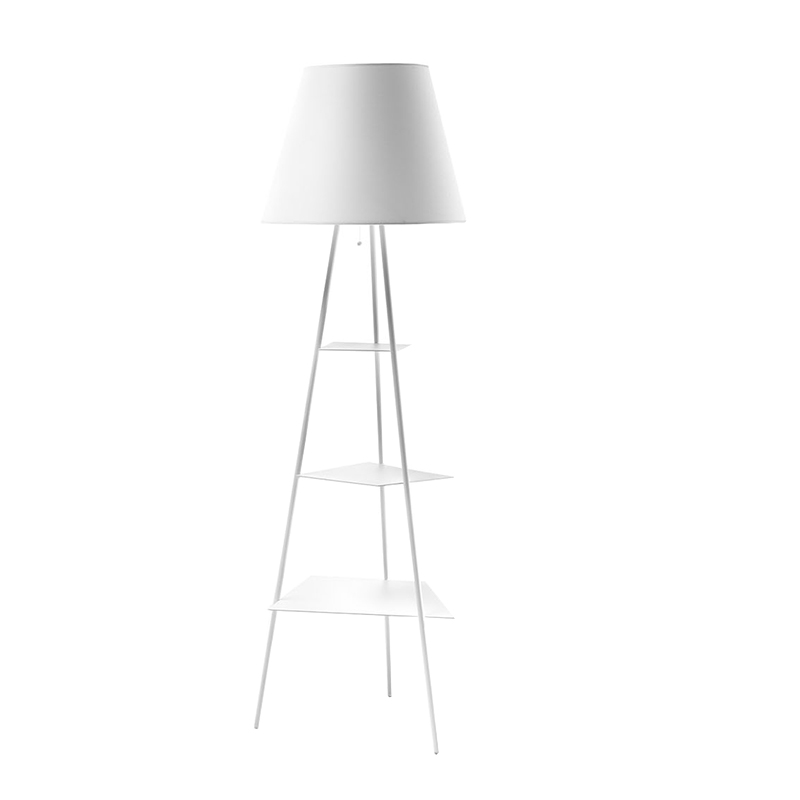 MOGG lampadaire TRI.BE.CA. (Blanc - métal, coton, pvc)