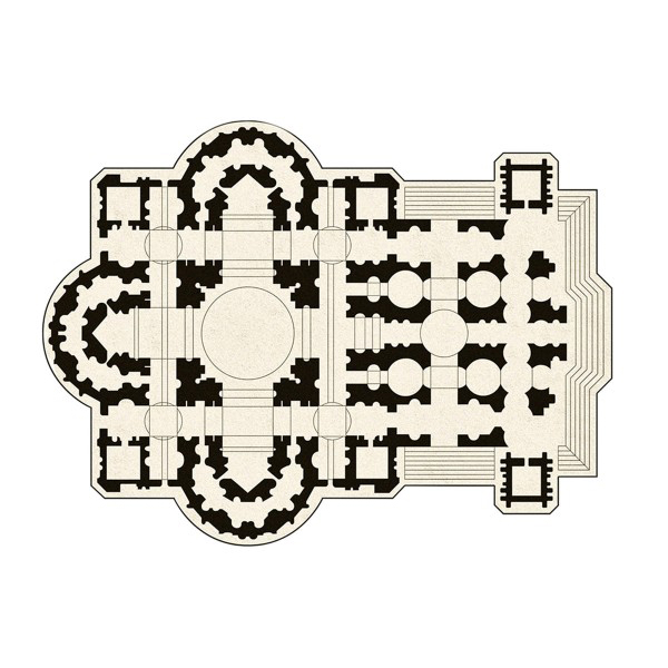 MOGG tapis PIETRO (300x230 cm - 80% laine, 20% polyamide)