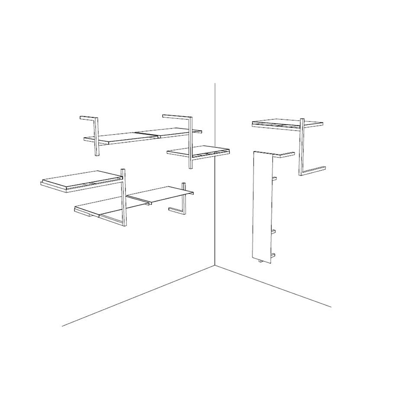 MOGG wall bookcase ANTOLOGIA COMPOSITION 7