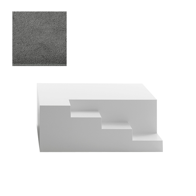 MOGG table basse MEZZANINO 90x90x35h (Finition ciment - Bois)
