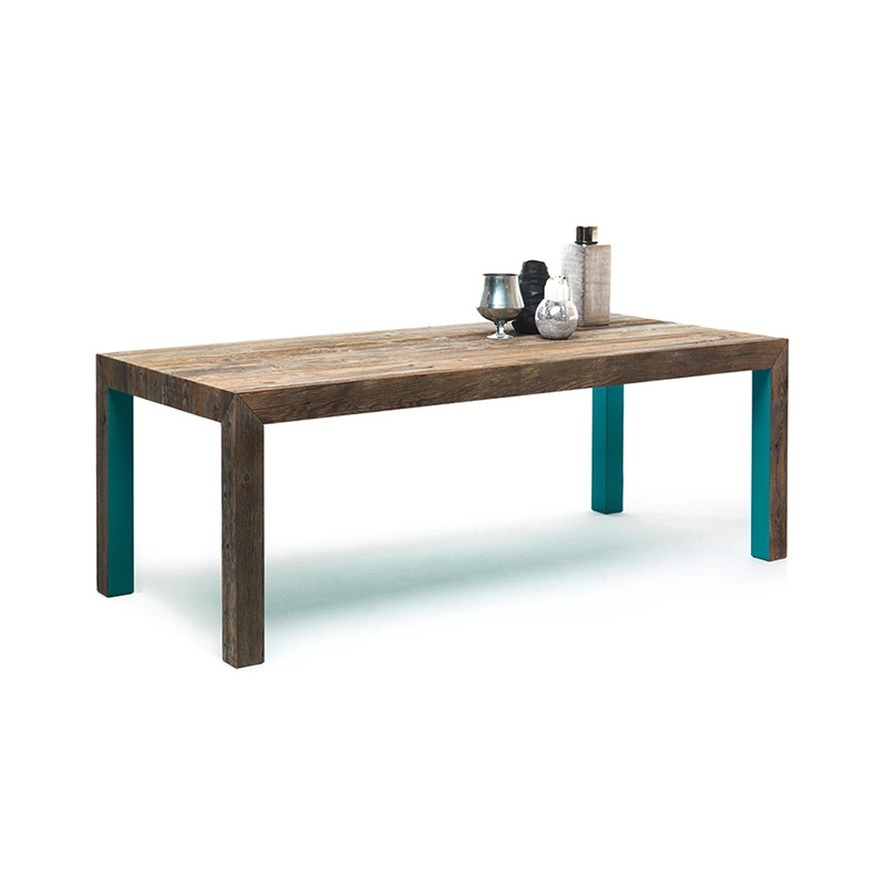 MOGG table ZIO TOM TABLE (cm 200x100x75H - bois de sapin antique)