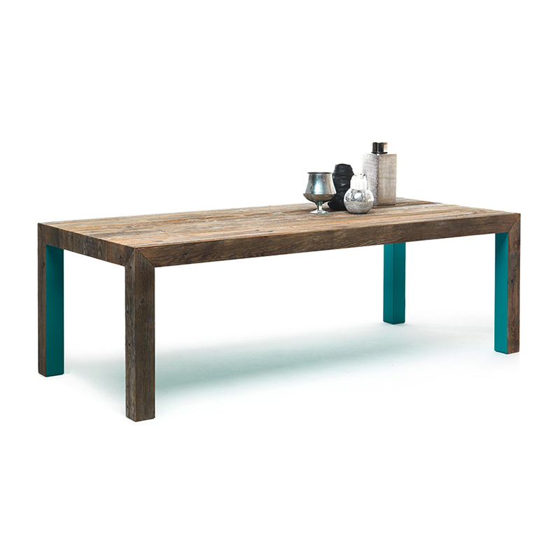 MOGG table ZIO TOM TABLE (cm 240x100x75H - bois de sapin antique)