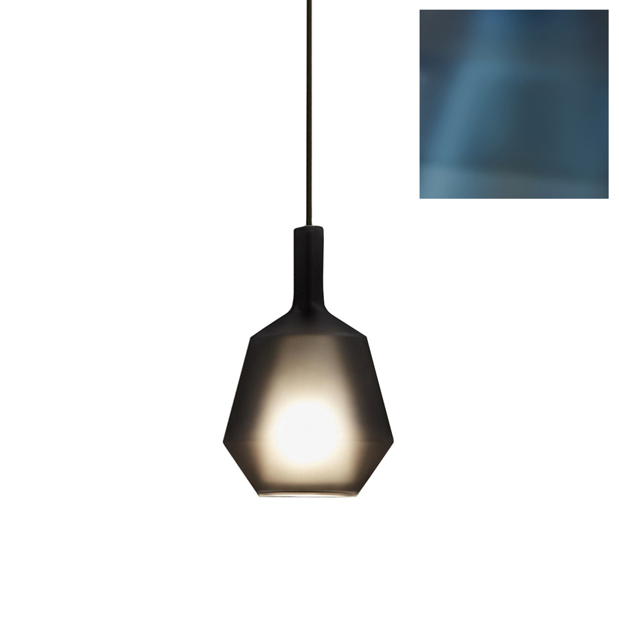 PENTA LIGHT lampe à suspension MOM FAMILY FATTY (Bleu avio - Verre borosilicate)