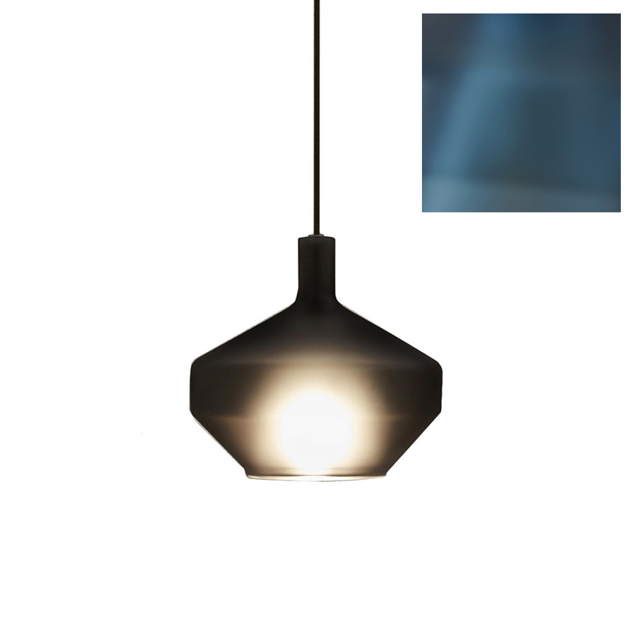 PENTA LIGHT lampe à suspension MOM FAMILY LITTLE (Bleu avio - Verre borosilicate)