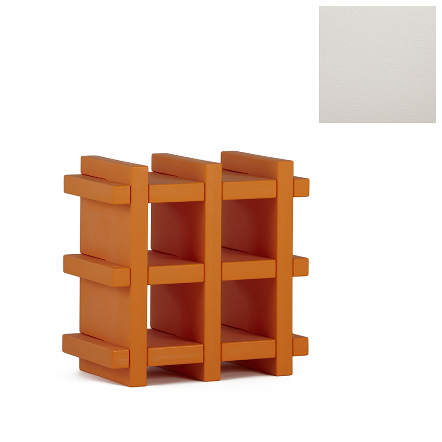 SLIDE bibliothèque MINI BOOKY (Blanc lait - Polyéthylène)