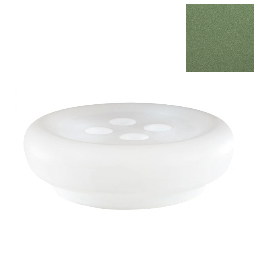 SLIDE table basse / pouf BOT ONE (Vert mauve - Polyéthylène)