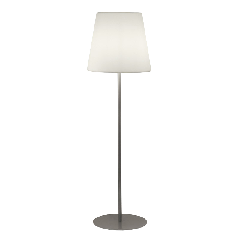 SLIDE lampadaire ALI BABA STEEL H 205 cm (Base en métal galvanisé - Polyéthylène et métal)